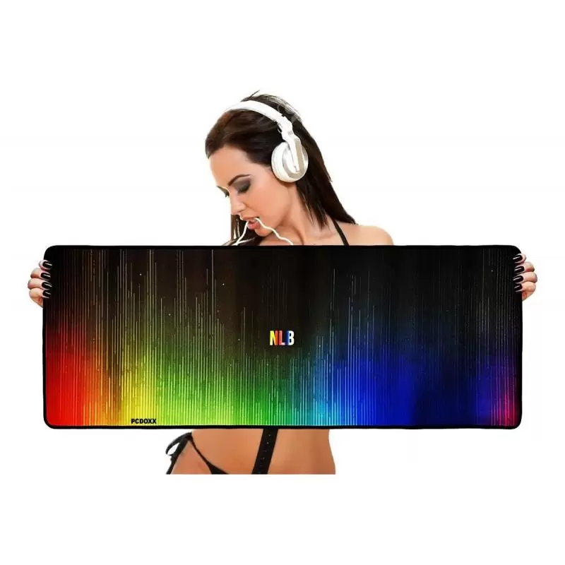 Mouse Pad Gamer y Oficina,Mouse pad 78 x 30 cm Antideslizante Pad Mouse Gamer Pro Rapido XL - Rayos Largo