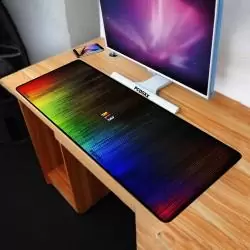 Mouse Pad Gamer y Oficina,Mouse pad 78 x 30 cm Antideslizante Pad Mouse Gamer Pro Rapido XL - Rayos Largo