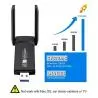 Adaptadores de Red,Adaptador Usb Red Internet Wifi + Bluetooth Inalambrico Lan