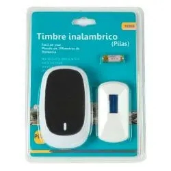 Cables y Accesorios Seguridad,Timbre Inalambrico De Casa Puerta Porton Oficina A Pilas - 10265
