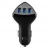 Cargador para Automóvil,Cargador Celular Auto 3 Puerto Usb Carga Rapida Linterna Gps