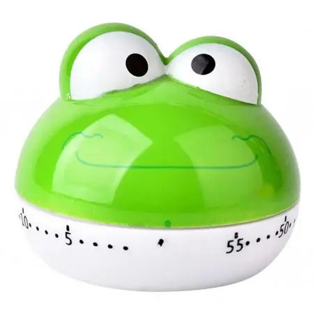 Timer Temporizadores,Timer Cocina Con Forma De Sapo Retro Reloj Temporizador A Cuerda