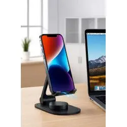 Soporte, Tripode, Lentes y Bastón Selfie,Soporte De Escritorio Giratorio Plegable Para Celular Tablet