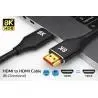 Adaptadores y Cables,Cable Para Hdmi 1.5 Mtrs 8k Full Hd 2.1 Smar Tv Led Ps3 Xbox