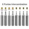 Set Kit Destornillador Precision Metal Mini Celular Notebook 8 En 1