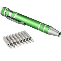 Set Kit Destornillador Precision Metal Mini Celular Notebook 8 En 1