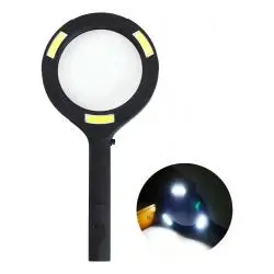 Artículos de Oficina,Lupa Con Luz Led Alta Claridad A Pilas Aa