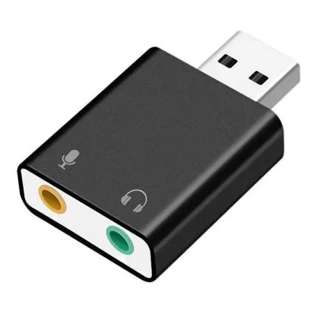 Adaptadores y Cables,Adaptador Audio Microfono Usb Para Pc Tarjeta Sonido Externa