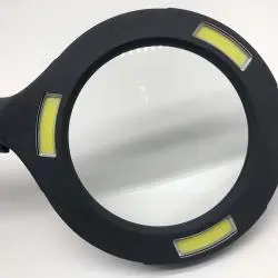 Artículos de Oficina,Lupa Lectura Luz Led Lampara Mano Portatil Leer Pilas 3 Edad