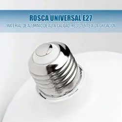 Ampolletas,Ampolleta Lampara Luz Led 50W Soquete E27 Color Luz Fria