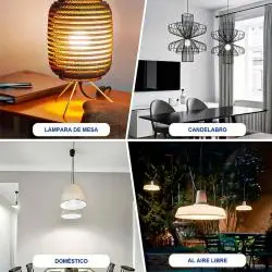 Ampolletas,Ampolleta Lampara Luz Led 50W Soquete E27 Color Luz Fria