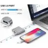 Hub USB,Conversor Adaptador Pantalla Hdmi Usb Tipo C Notebook Celular Pc