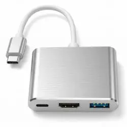 Hub USB,Conversor Adaptador Pantalla Hdmi Usb Tipo C Notebook Celular Pc