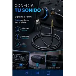 Adaptadores de Audio,Cable Adaptador De Audio Para Usb Lightning A Auxiliar 3.5mm - YP08