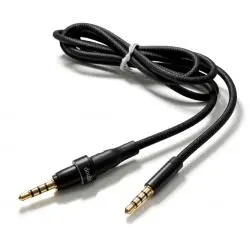 Cables de Audio,Cable Audio Auxiliar TRRS 3.5mm Angulo L 4 polos 3 rayas - YP14