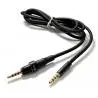 Cables de Audio,Cable Audio Auxiliar TRRS 3.5mm Angulo L 4 polos 3 rayas - YP14