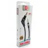 Cables de Audio,Cable Audio Auxiliar TRRS 3.5mm Angulo L 4 polos 3 rayas - YP14