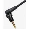 Cables de Audio,Cable Audio Auxiliar TRRS 3.5mm Angulo L 4 polos 3 rayas - YP14