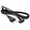 Cables de Poder,Cable Poder Tipo 8 Tv Conector En L Television Radio Enchufe