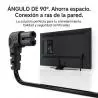 Cables de Poder,Cable Poder Tipo 8 Tv Conector En L Television Radio Enchufe