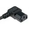 Cables de Poder,Cable Poder PC Impresora Tv Monitor Conector L Angulo 90 C13