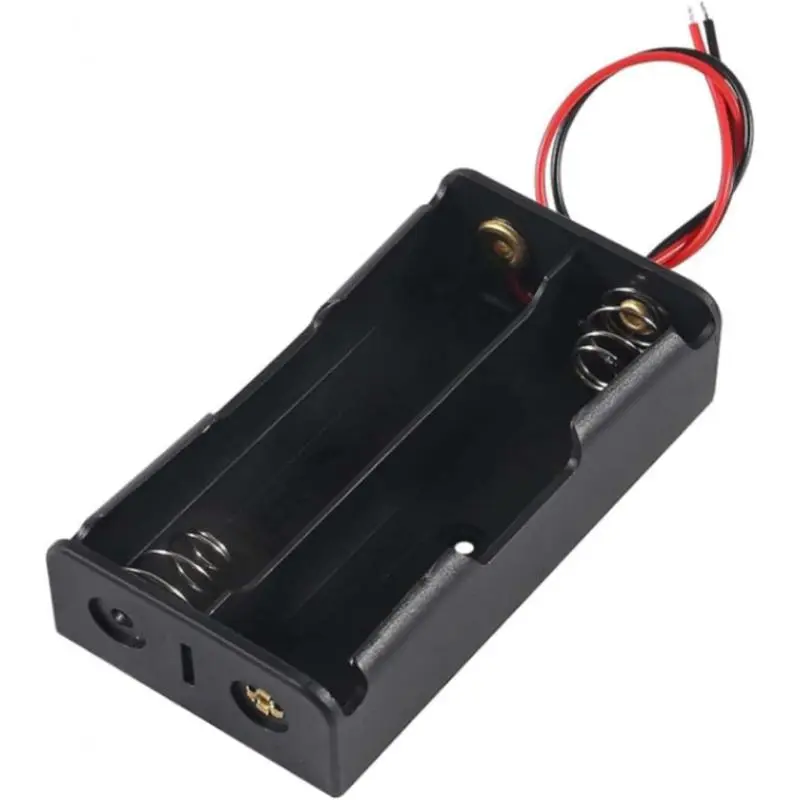 Otros,Caja Porta Pilas 2 Celdas Bateria AA Fuente Poder Doble