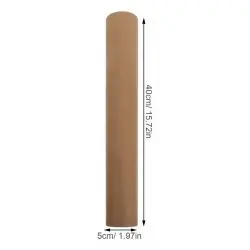 Artículos de Oficina,Pack 2 Tubo Carton Largo Grueso 50 x 5cm Resistente Multiuso
