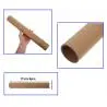Artículos de Oficina,Pack 2 Tubo Carton Largo Grueso 50 x 5cm Resistente Multiuso