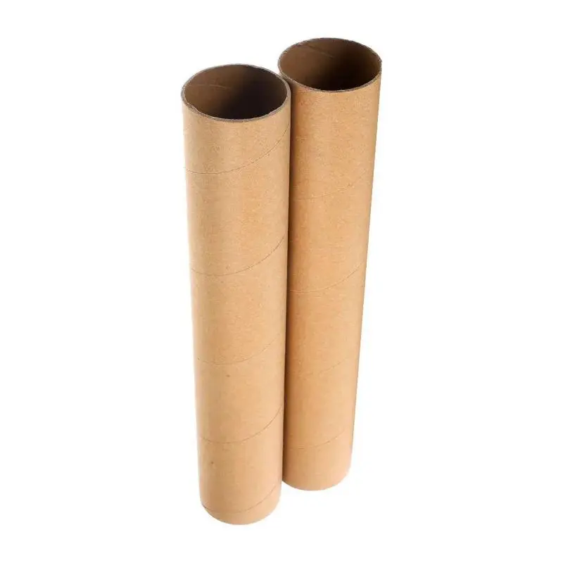 Artículos de Oficina,Pack 2 Tubo Carton Largo Grueso 50 x 5cm Resistente Multiuso