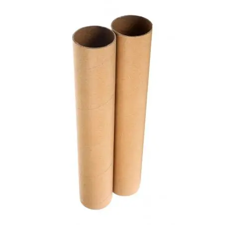 Artículos de Oficina,Pack 2 Tubo Carton Largo Grueso 50 x 5cm Resistente Multiuso