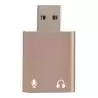 Adaptadores y Cables,Adaptador Audio Microfono Usb Para Pc Tarjeta Sonido Externa