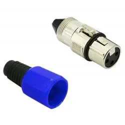 Adaptadores de Audio,2 Conectores Xlr Canon Repuesto Cable Microfono Guitarra Mix