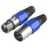 Adaptadores de Audio,2 Conectores Xlr Canon Repuesto Cable Microfono Guitarra Mix