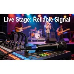 Adaptadores de Audio,2 Conectores Xlr Canon Repuesto Cable Microfono Guitarra Mix