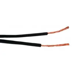 Cables de Audio,Cable De Audio Paralelo Para Parlante Alavoz Sonido Estereo - Negro