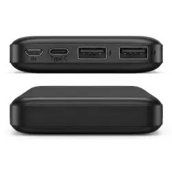 Power Bank Batería Portátil,Cargador Portatil Power Bank Usb Bateria Recargable 10000mah - WISDEMOUP CDB-02