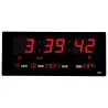 Relojes,Reloj Digital Luz Led Pared Mural Iluminado Numeros Rojos - 3615