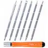 Herramientas Manuales,Kit Destornillador 12 Punta Magnetica Precision Torx Triwing