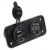 Otros,Cargador Adaptador Usb Tester Bateria Voltimetro Auto Camion - 8697