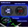 Otros,Cargador Adaptador Usb Tester Bateria Voltimetro Auto Camion - 8697