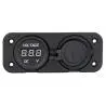 Otros,Cargador Adaptador Usb Tester Bateria Voltimetro Auto Camion - 8697