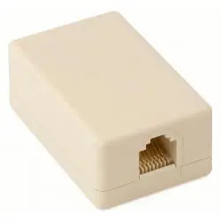 Placas y Soportes de Pared,Caja Roseta Cat5e Categoria 5 Rj45 Hembra Pared Cable Red - MT1358