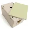 Placas y Soportes de Pared,Caja Roseta Cat5e Categoria 5 Rj45 Hembra Pared Cable Red - MT1358
