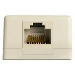 Placas y Soportes de Pared,Caja Roseta Cat5e Categoria 5 Rj45 Hembra Pared Cable Red - MT1358