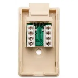 Placas y Soportes de Pared,Caja Roseta Cat5e Categoria 5 Rj45 Hembra Pared Cable Red - MT1358