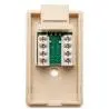 Placas y Soportes de Pared,Caja Roseta Cat5e Categoria 5 Rj45 Hembra Pared Cable Red - MT1358