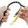 Otros,Protector Funda Cable Espiral Resorte 10 Metros Ajustable