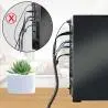 Otros,Protector Funda Cable Espiral Resorte 10 Metros Ajustable