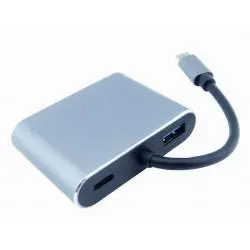 Adaptadores y Cables,Hub Adaptador Cable Usb Tipo C Macho Para Vga Hdmi Conversor - 4 EN 1