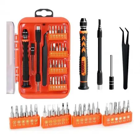 Herramientas Manuales,Set Destornillador De Precision Herramienta 28 en 1 Portatil - YD1021